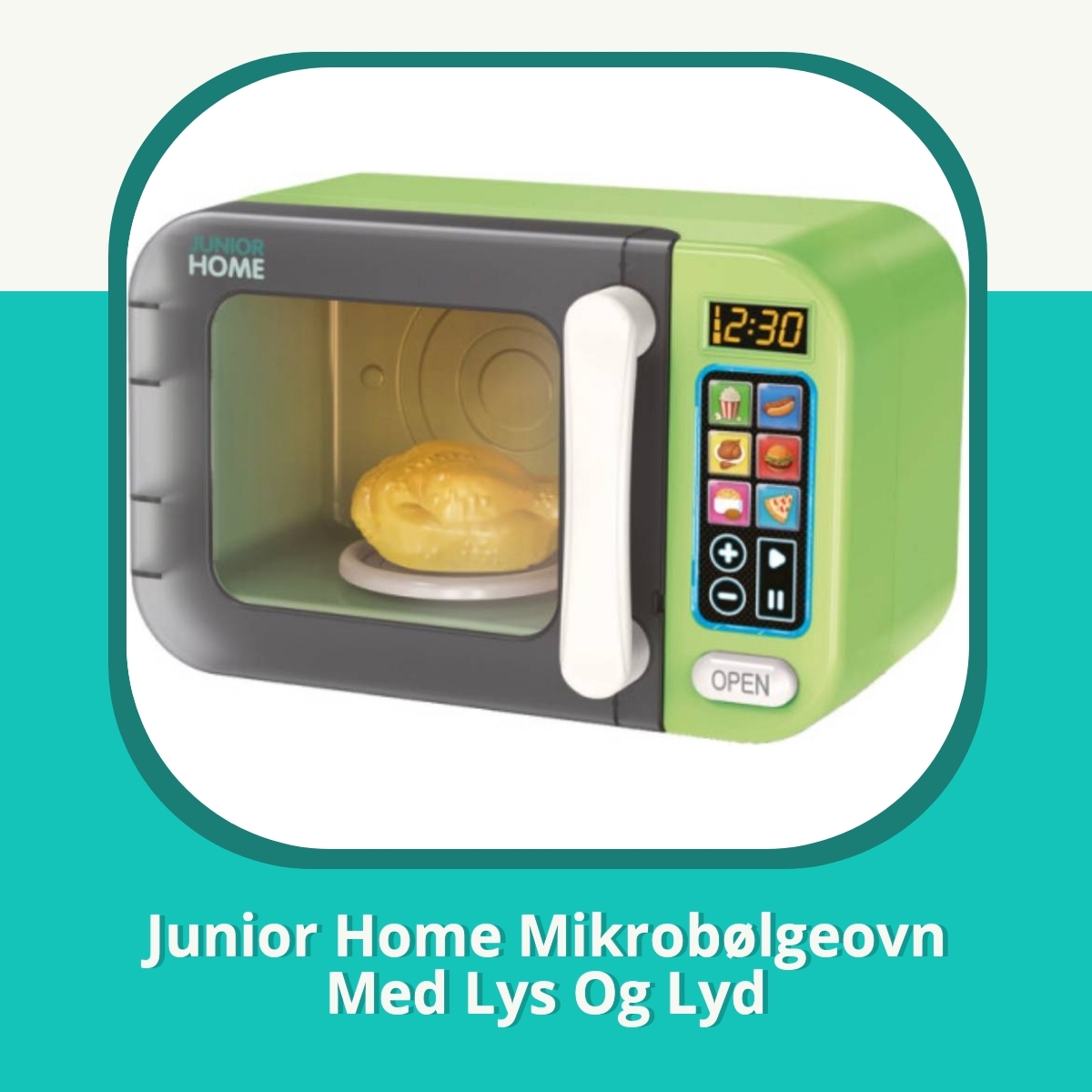 Anmeldelse af Junior Home Mikrobølgeovn Med Lys Og Lyd