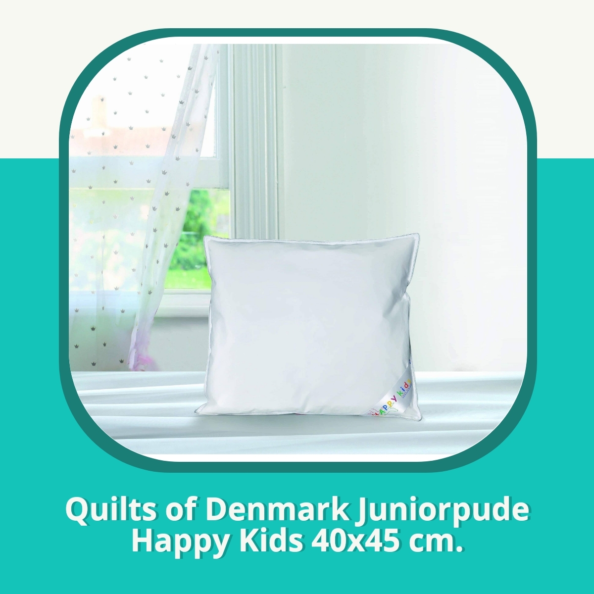 Anmeldelse af Quilts of Denmark Juniorpude Happy Kids 40x45 cm.