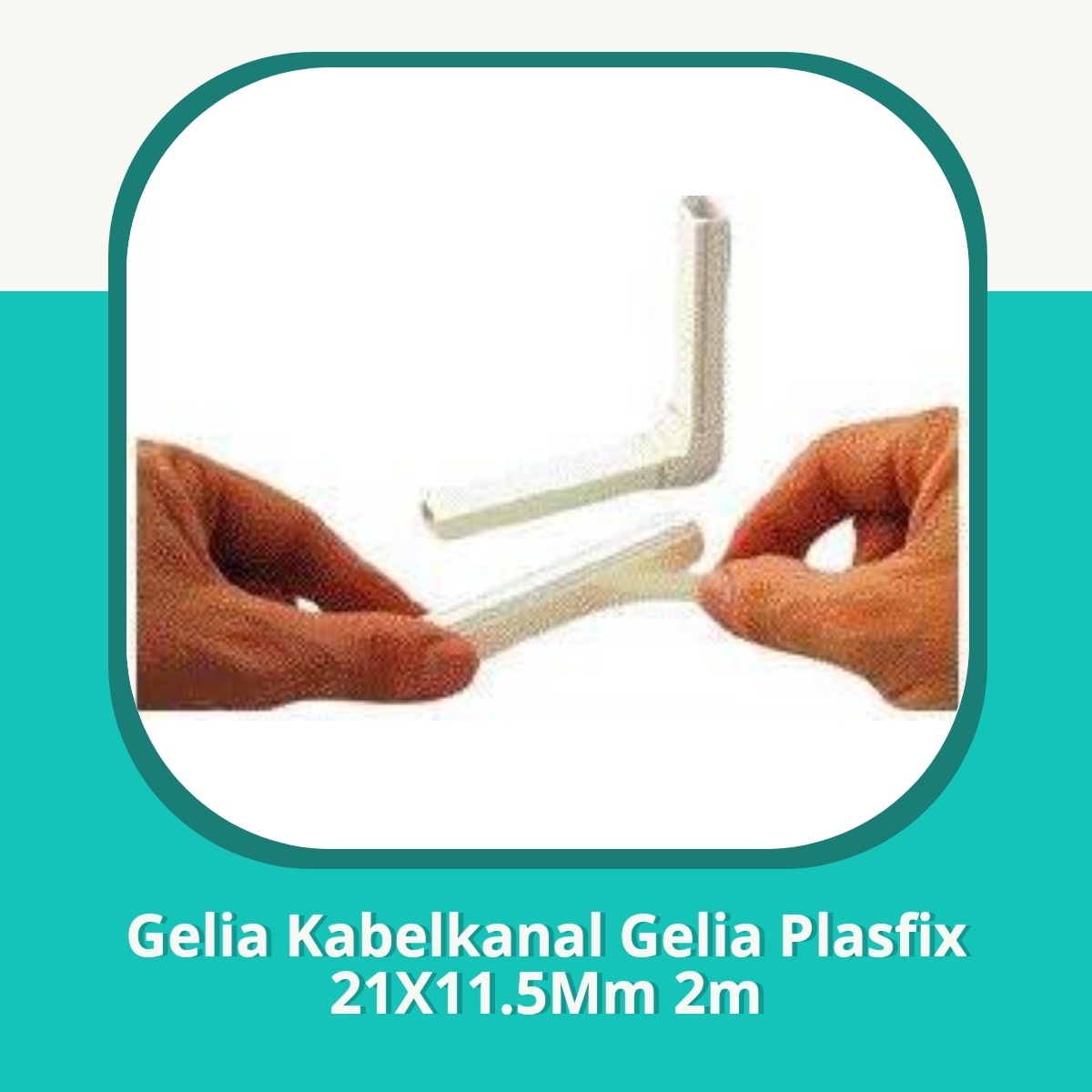 Anmeldelse Gelia Kabelkanal Gelia Plasfix 21X11.5Mm 2m