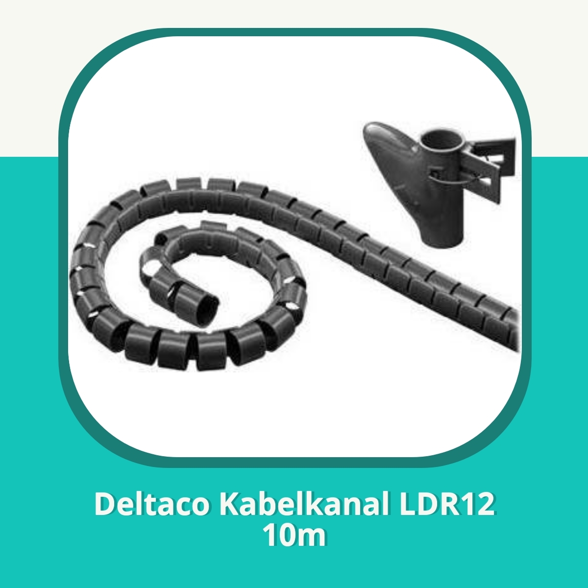 Anmeldelse af Deltaco Kabelkanal LDR12 10m