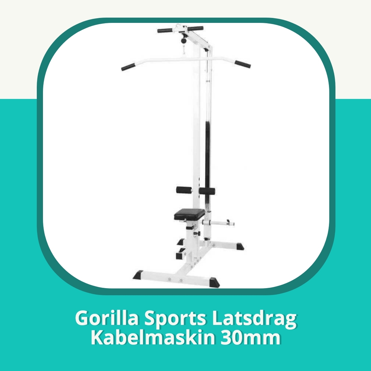 Recension Gorilla Sports Latsdrag Kabelmaskin 30mm