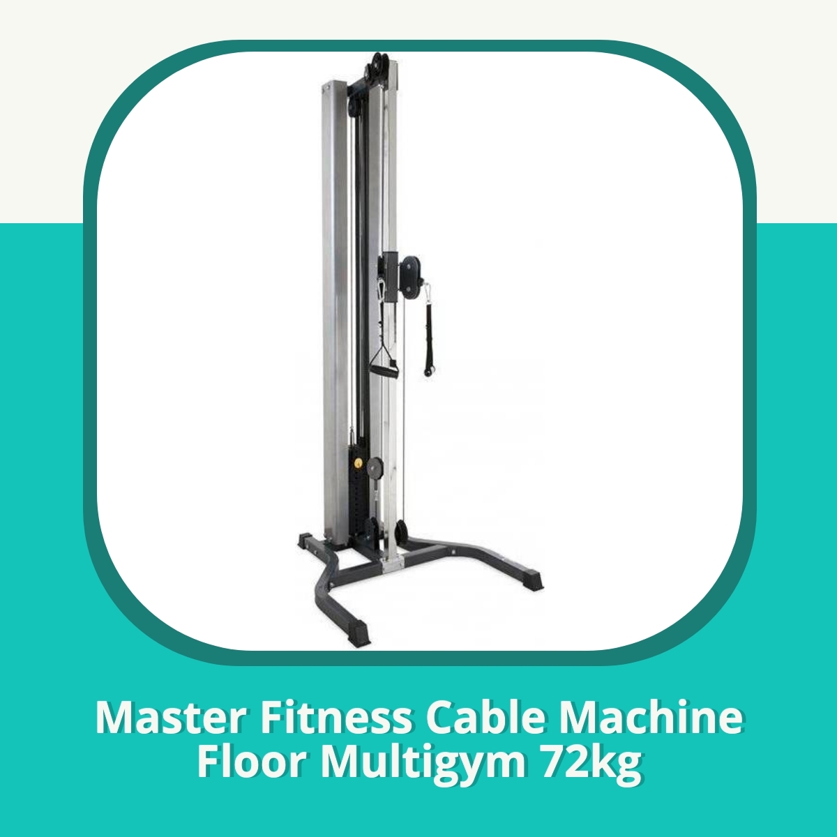 Anmeldelse af Master Fitness Cable Machine Floor Multigym 72kg