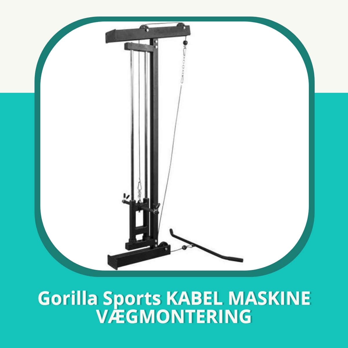 Anmeldelse af Gorilla Sports KABEL MASKINE VÆGMONTERING