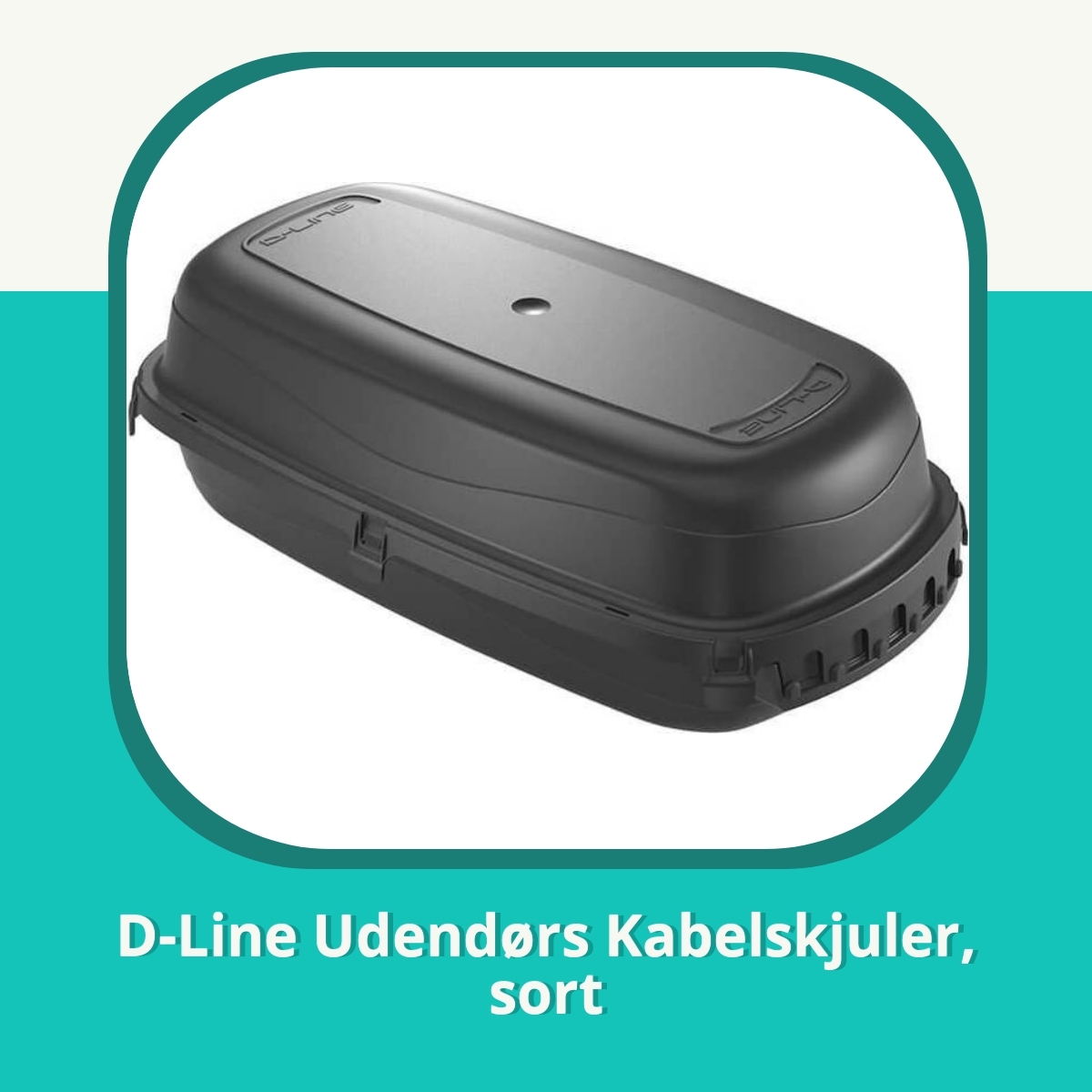 Anmeldelse af D-Line Udendørs Kabelskjuler, sort