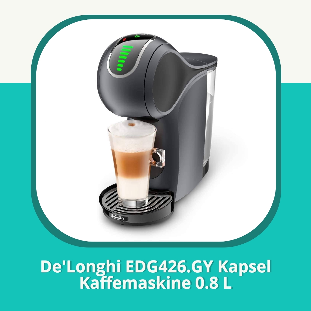 Anmeldelse af De'Longhi EDG426.GY Kapsel Kaffemaskine 0.8 L