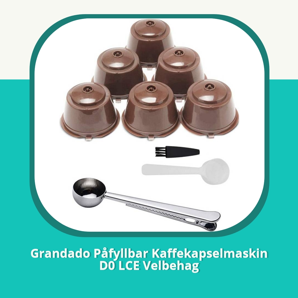 Recension af Grandado Påfyllbar Kaffekapselmaskin D0 LCE Velbehag