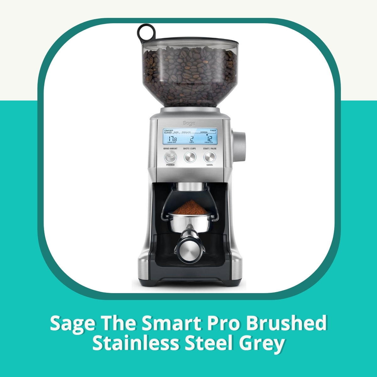Anmeldelse af Sage The Smart Pro Brushed Stainless Steel Grey