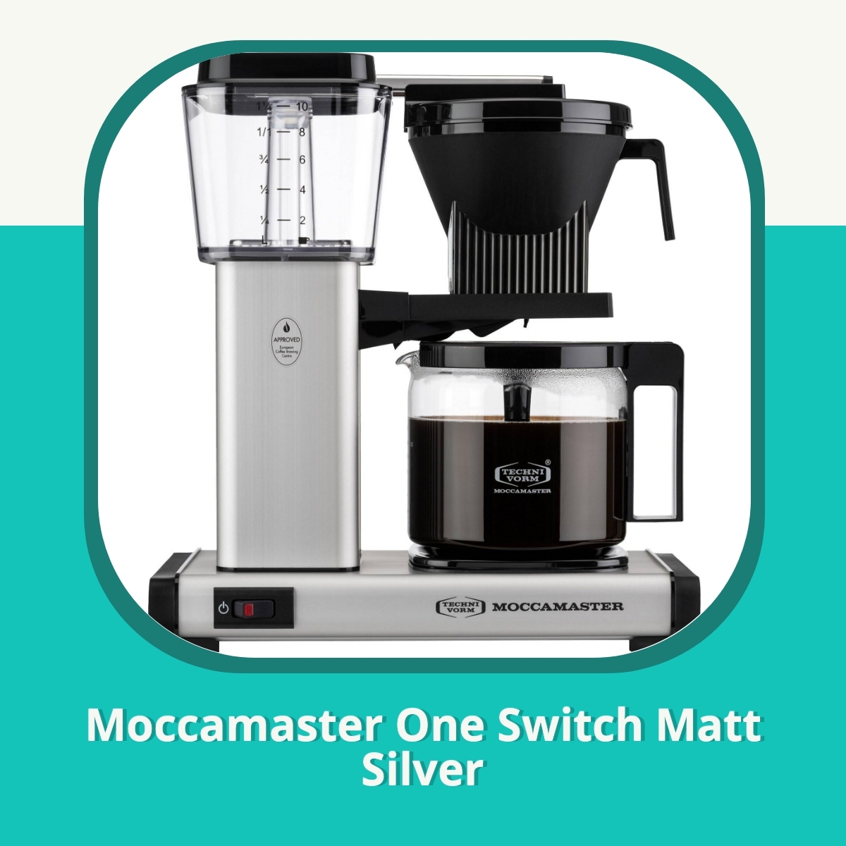 Recension af Moccamaster One Switch Matt Silver