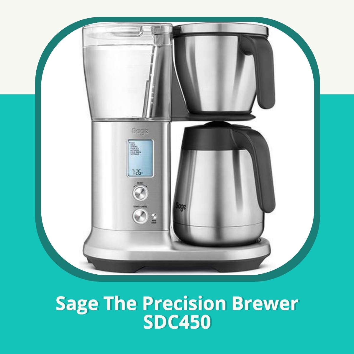 Anmeldelse af Sage The Precision Brewer SDC450