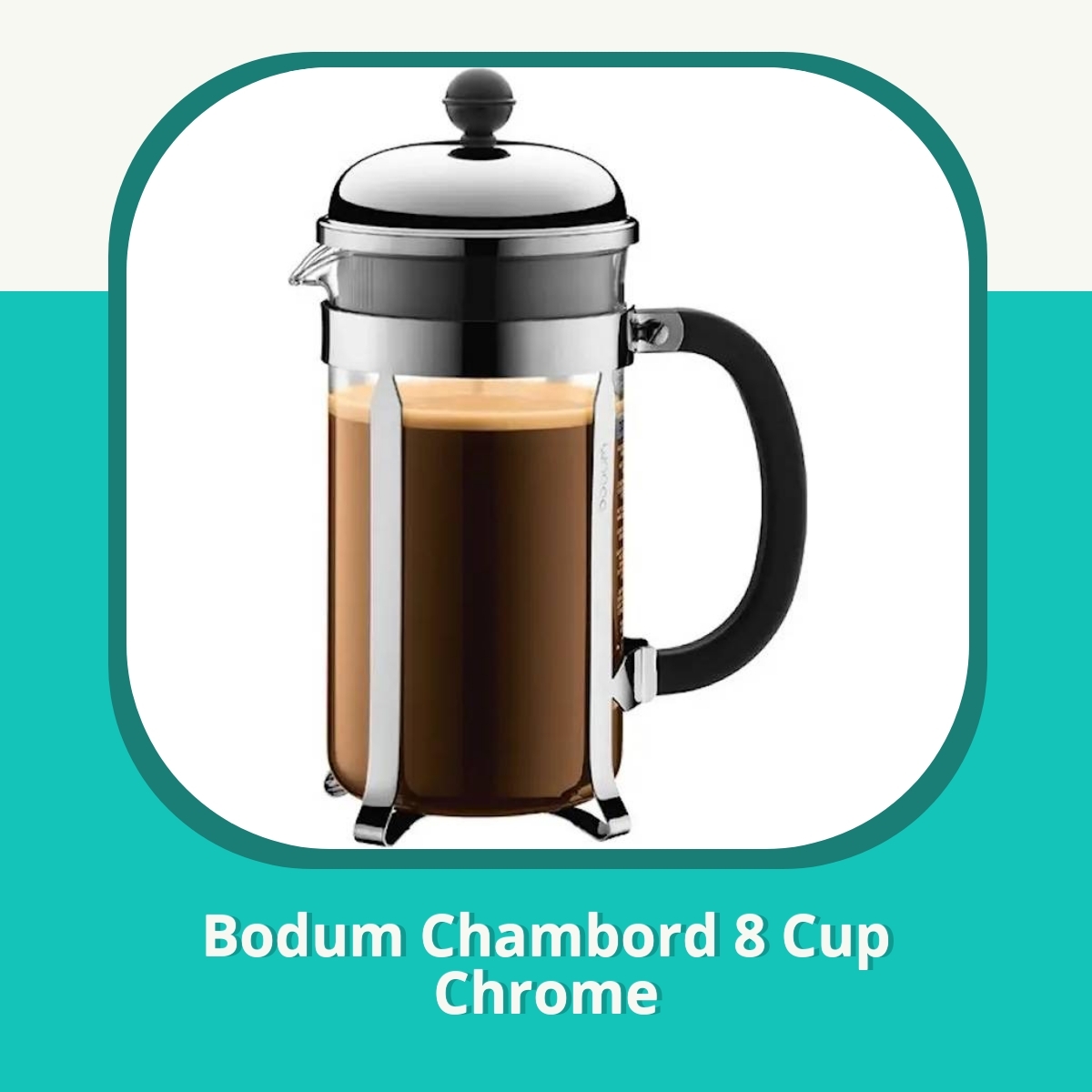 Recension Bodum Chambord 8 Cup Chrome