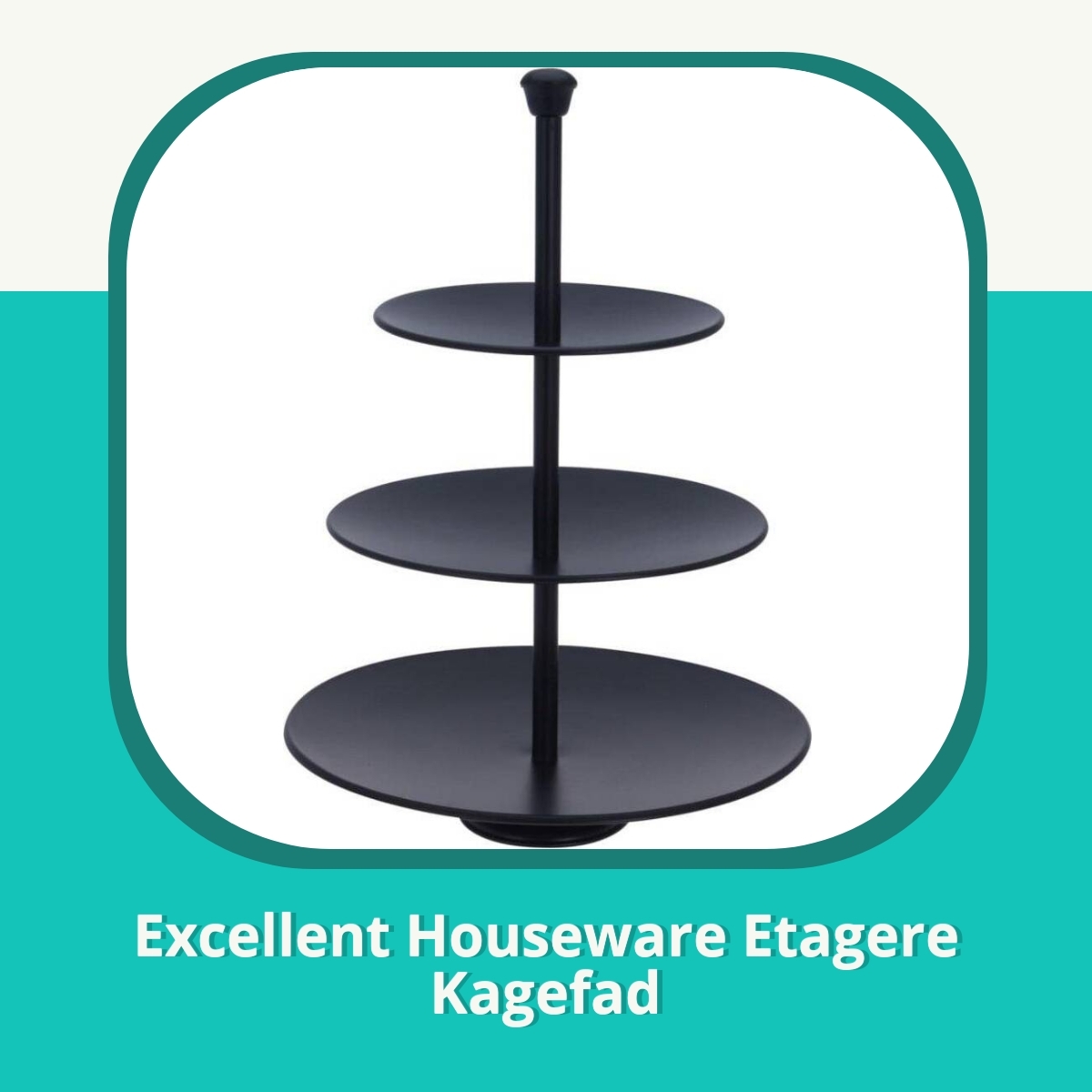 Anmeldelse af Excellent Houseware Etagere Kagefad