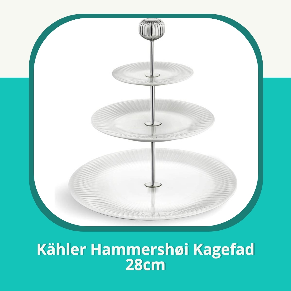 Anmeldelse af Kähler Hammershøi Kagefad 28cm