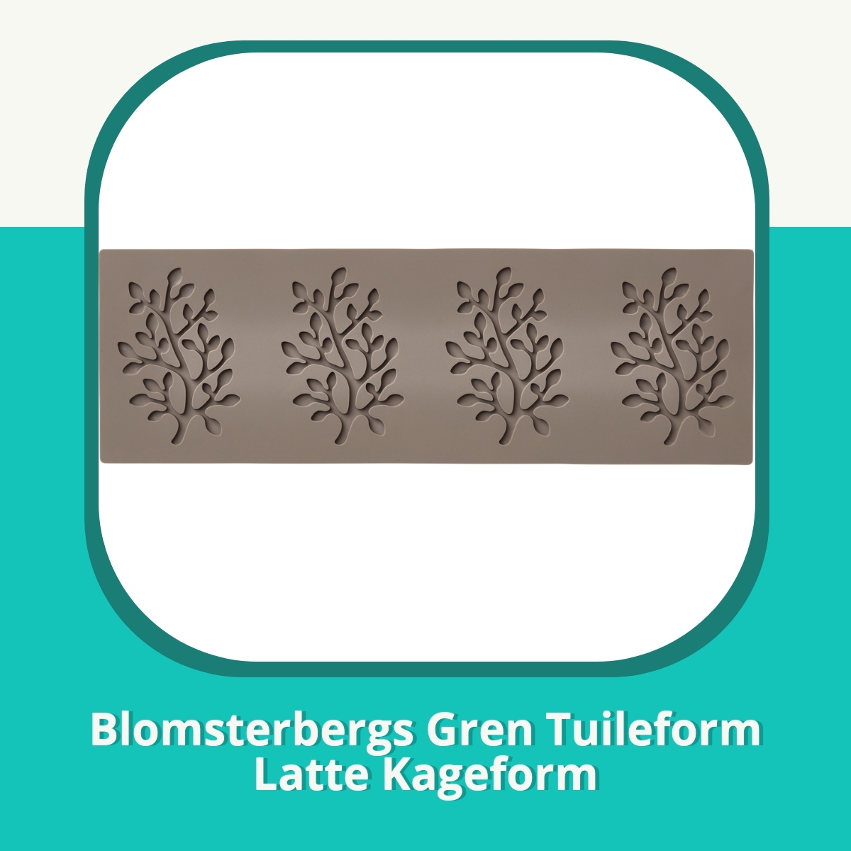 Anmeldelse af Blomsterbergs Gren Tuileform Latte Kageform