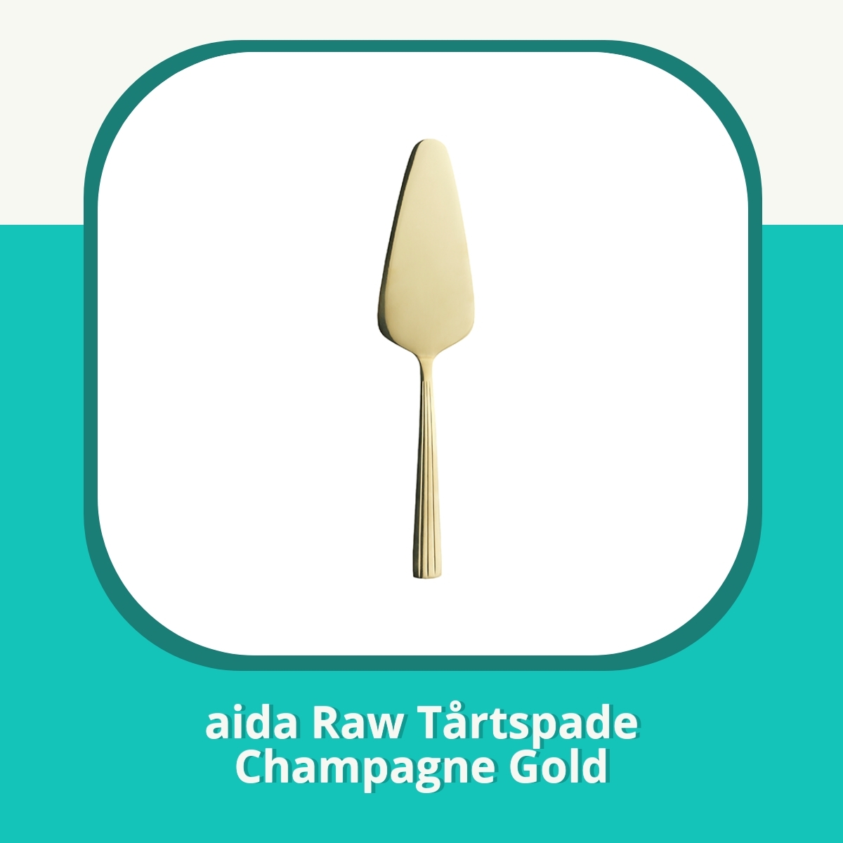 Recension af aida Raw Tårtspade Champagne Gold