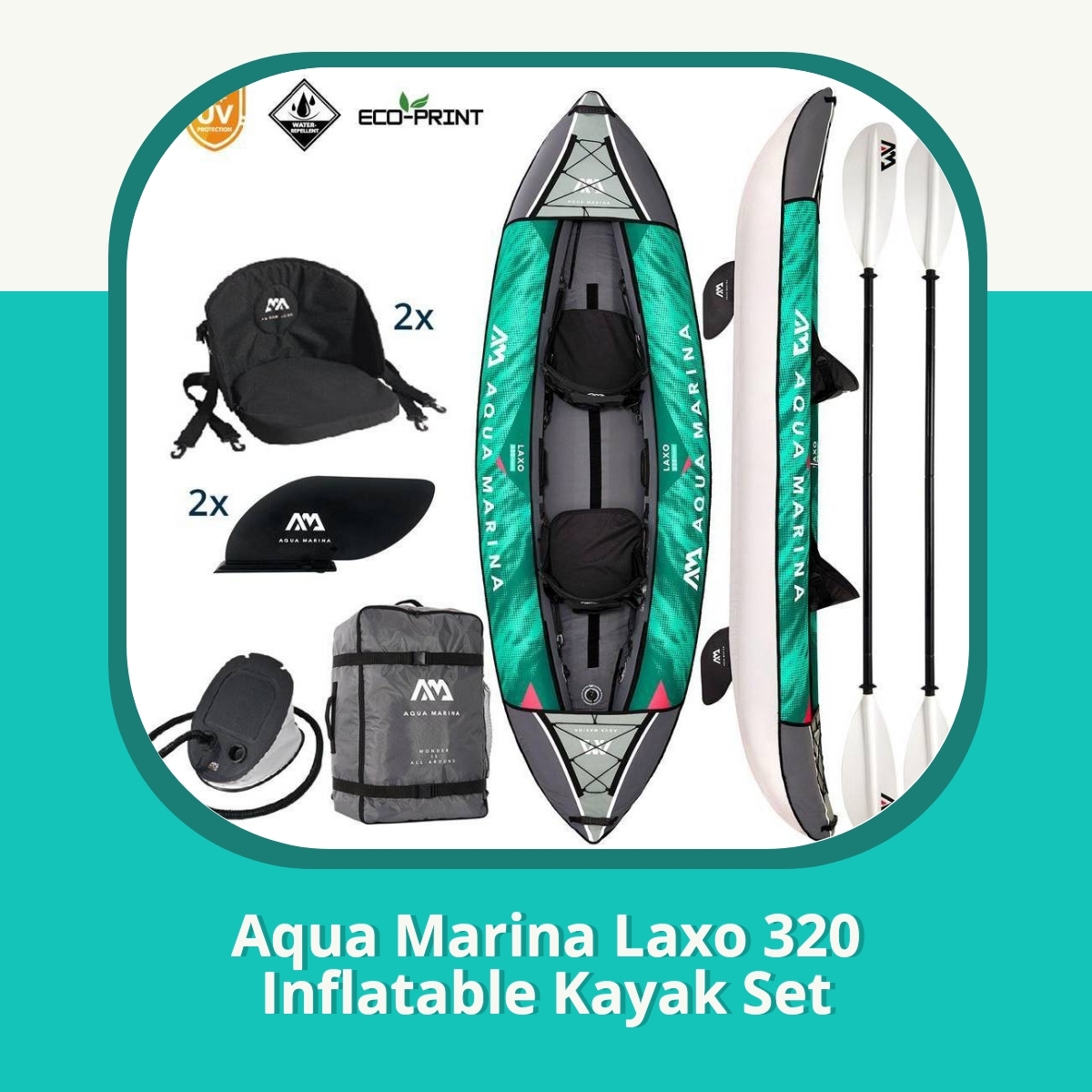 Recension Aqua Marina Laxo 320 Inflatable Kayak Set