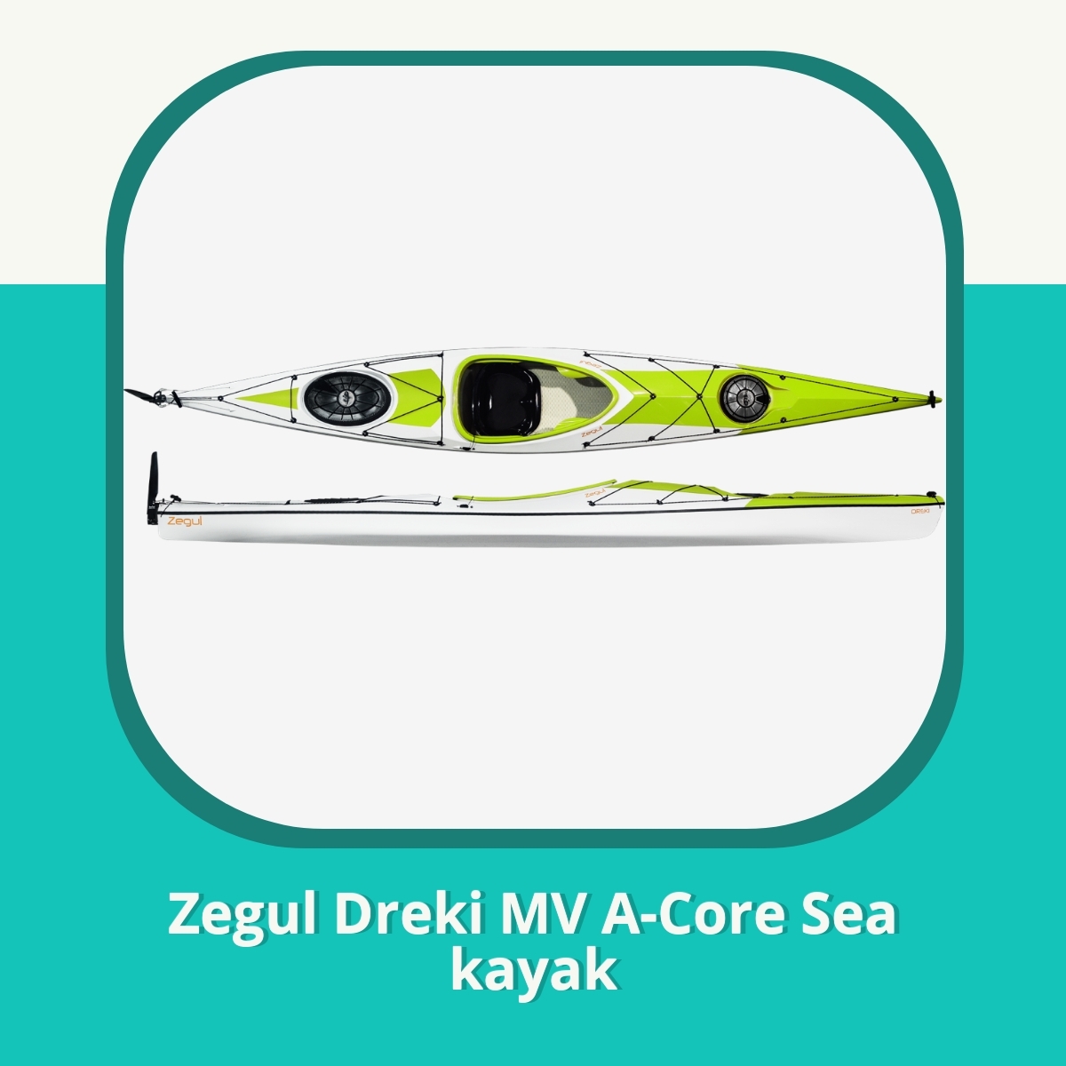 Anmeldelse af Zegul Dreki MV A-Core Sea kayak