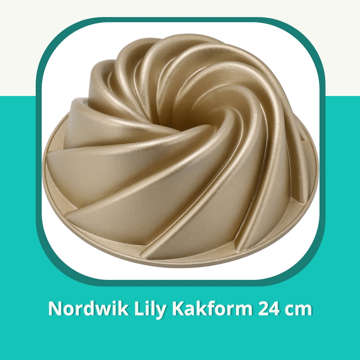 Recension af Nordwik Lily Kakform 24 cm