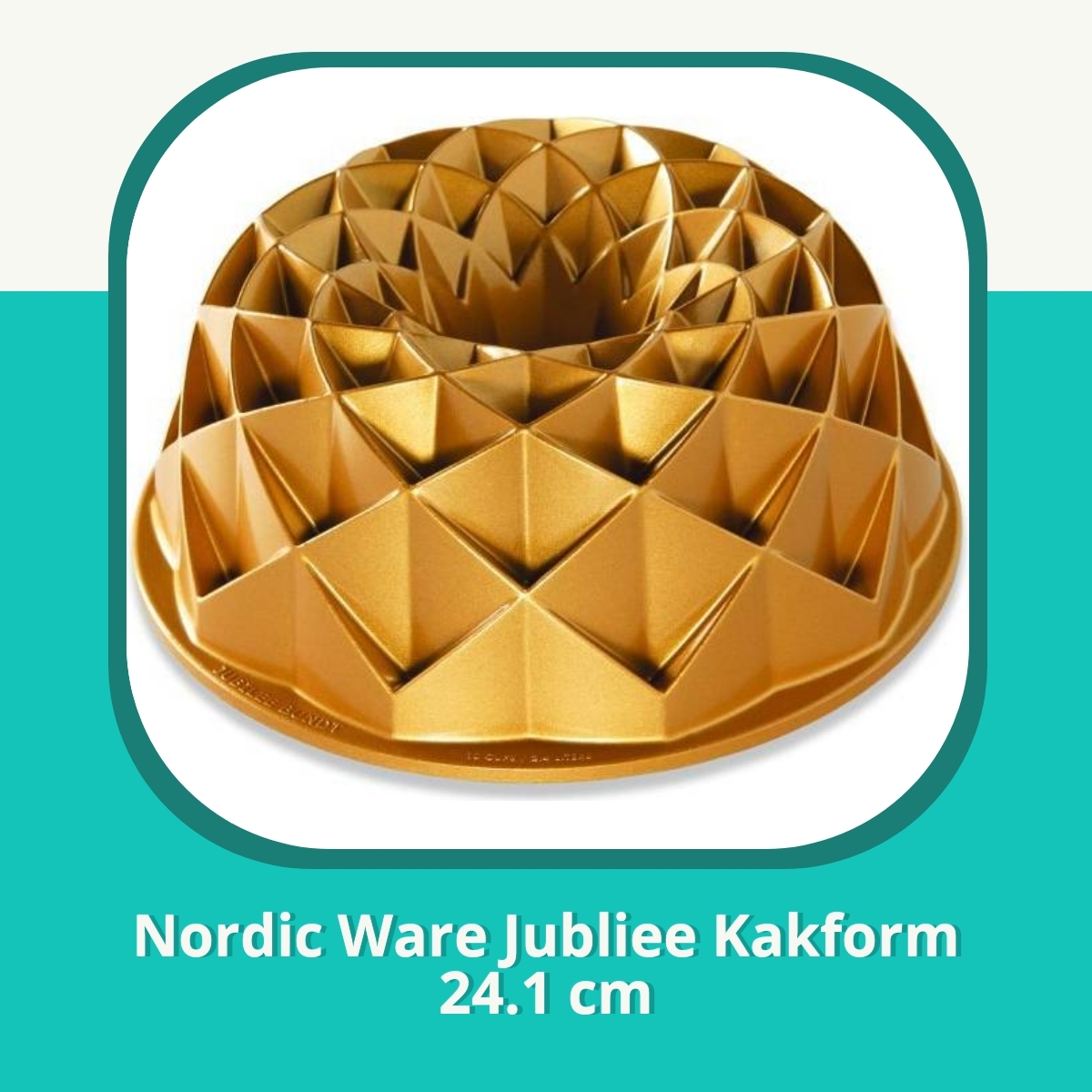 Recension af Nordic Ware Jubliee Kakform 24.1 cm