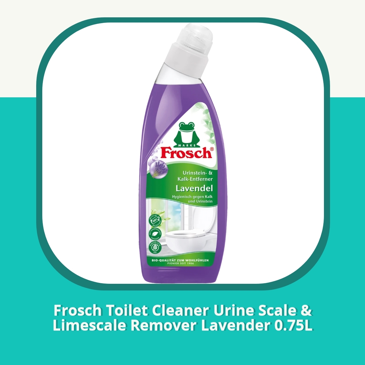 Recension af Frosch Toilet Cleaner Urine Scale & Limescale Remover Lavender 0.75L