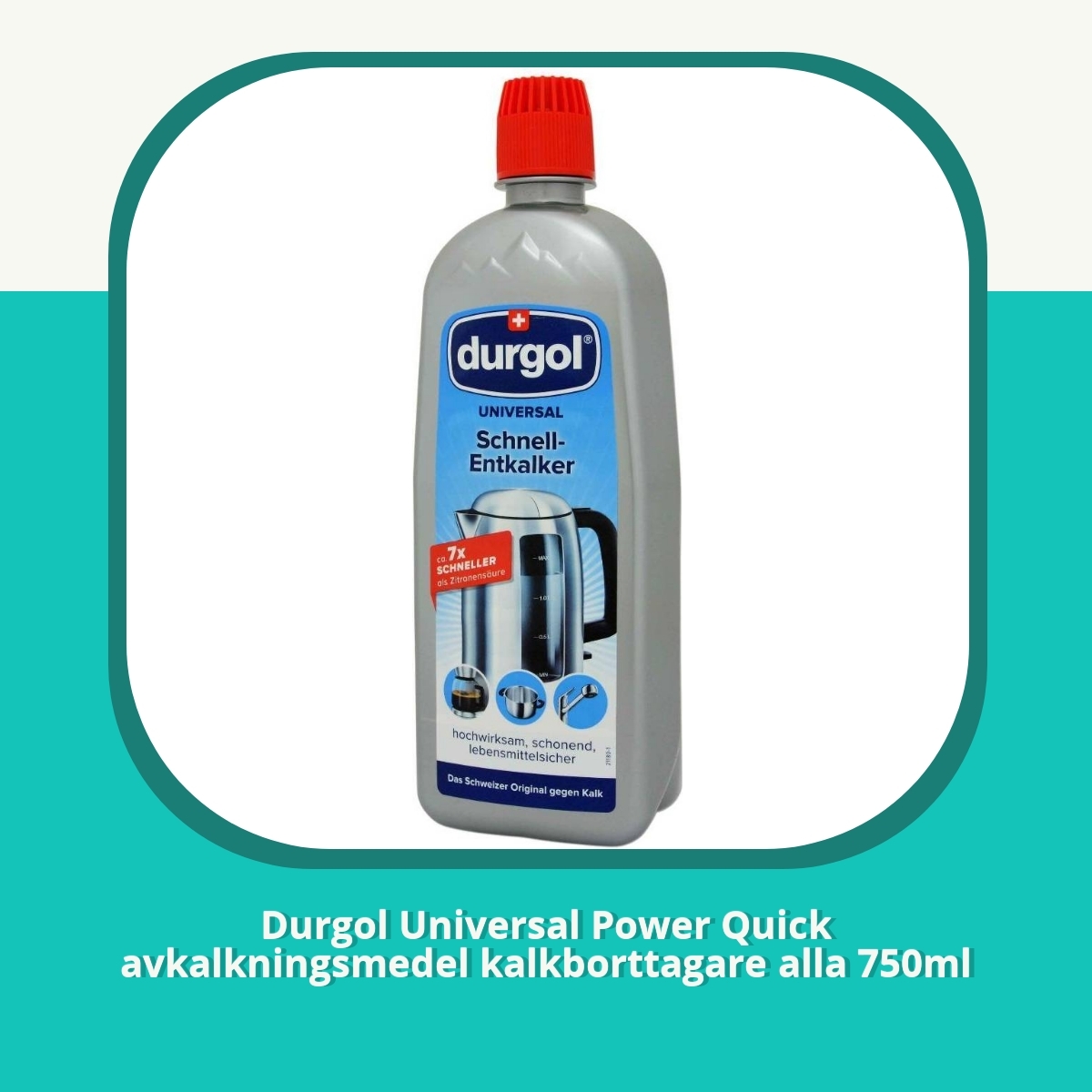 Recension af Durgol Universal Power Quick avkalkningsmedel kalkborttagare alla 750ml