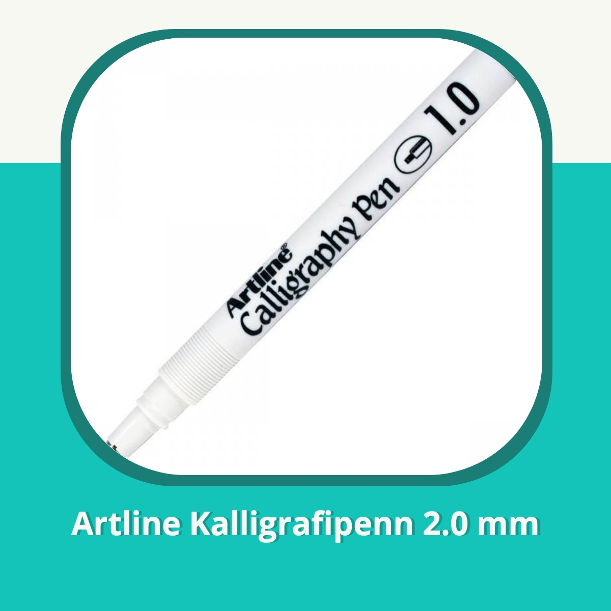 Anmeldelse af Artline Kalligrafipenn 2.0 mm