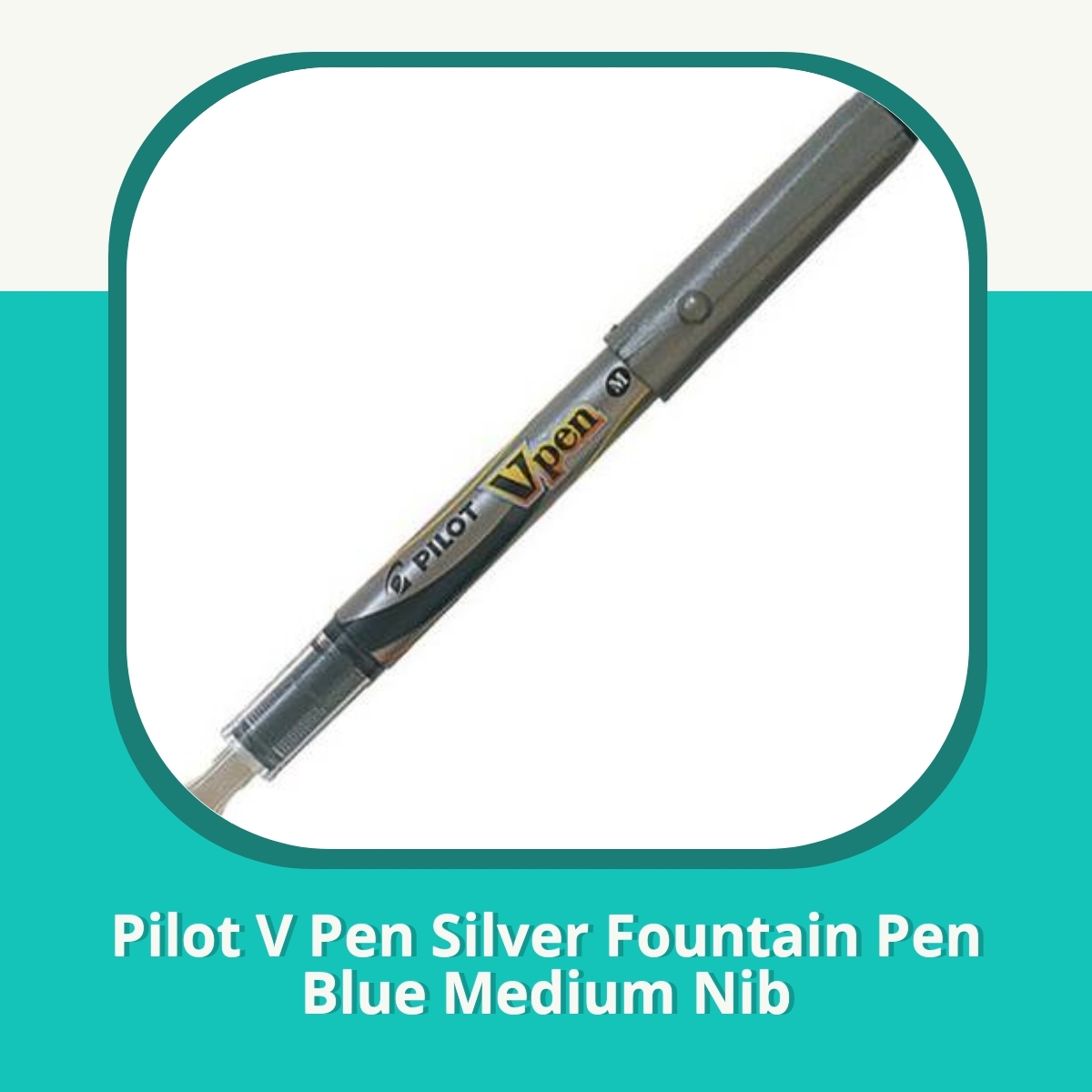 Recension af Pilot V Pen Silver Fountain Pen Blue Medium Nib