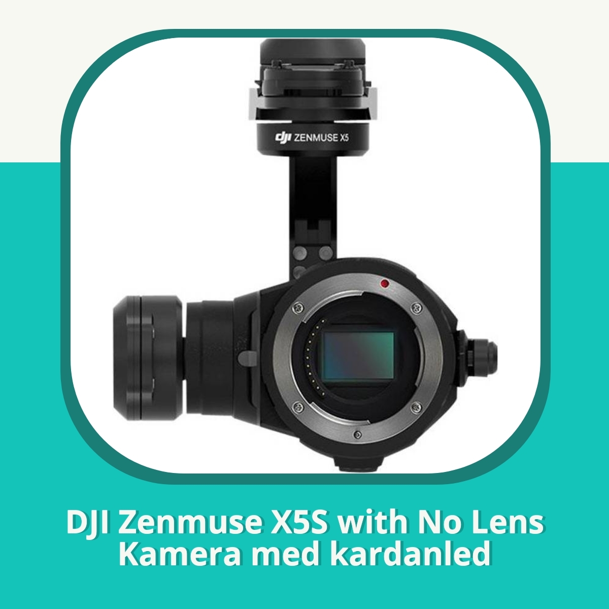 Anmeldelse af DJI Zenmuse X5S with No Lens Kamera med kardanled