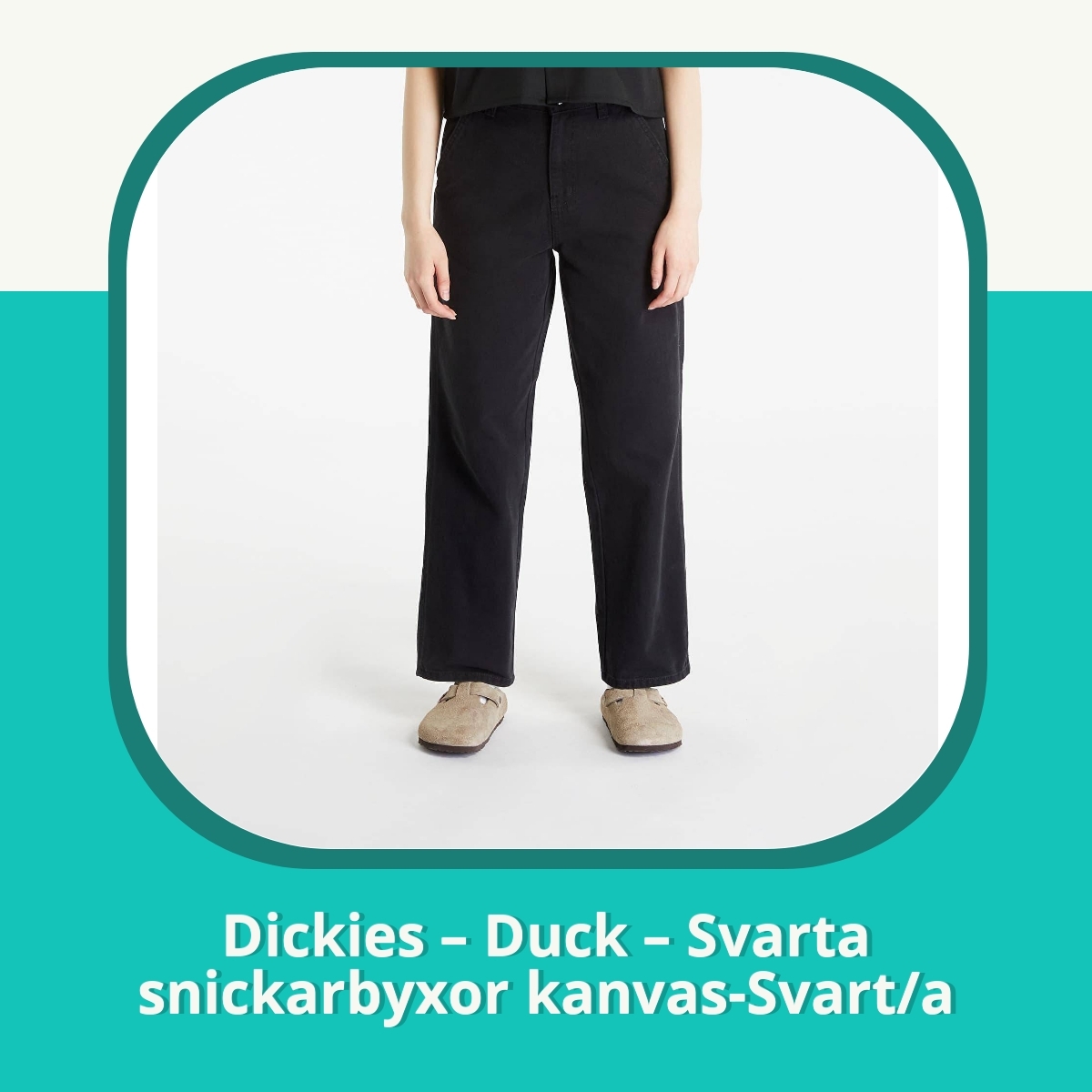 Recension af Dickies – Duck – Svarta snickarbyxor kanvas-Svart/a