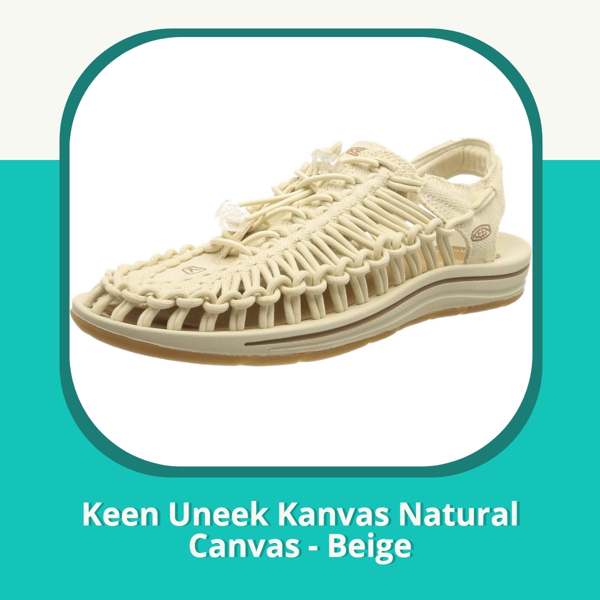 Recension af Keen Uneek Kanvas Natural Canvas - Beige
