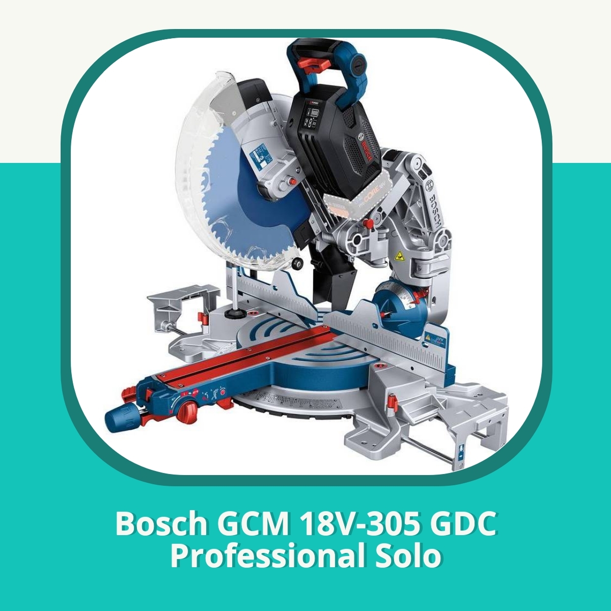 Anmeldelse af Bosch GCM 18V-305 GDC Professional Solo