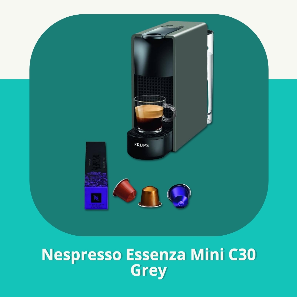 Anmeldelse af Nespresso Essenza Mini C30 Grey