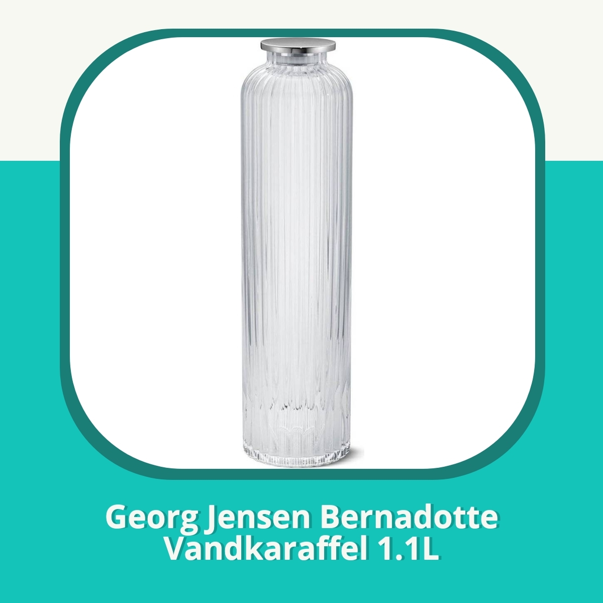 Anmeldelse af Georg Jensen Bernadotte Vandkaraffel 1.1L