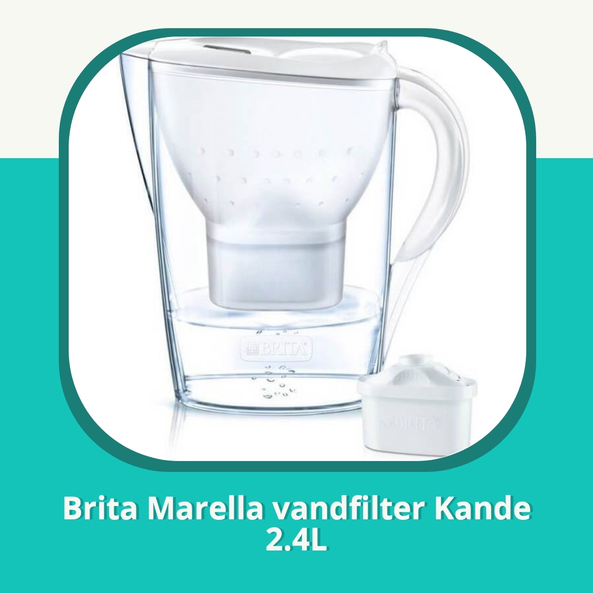 Anmeldelse af Brita Marella vandfilter Kande 2.4L