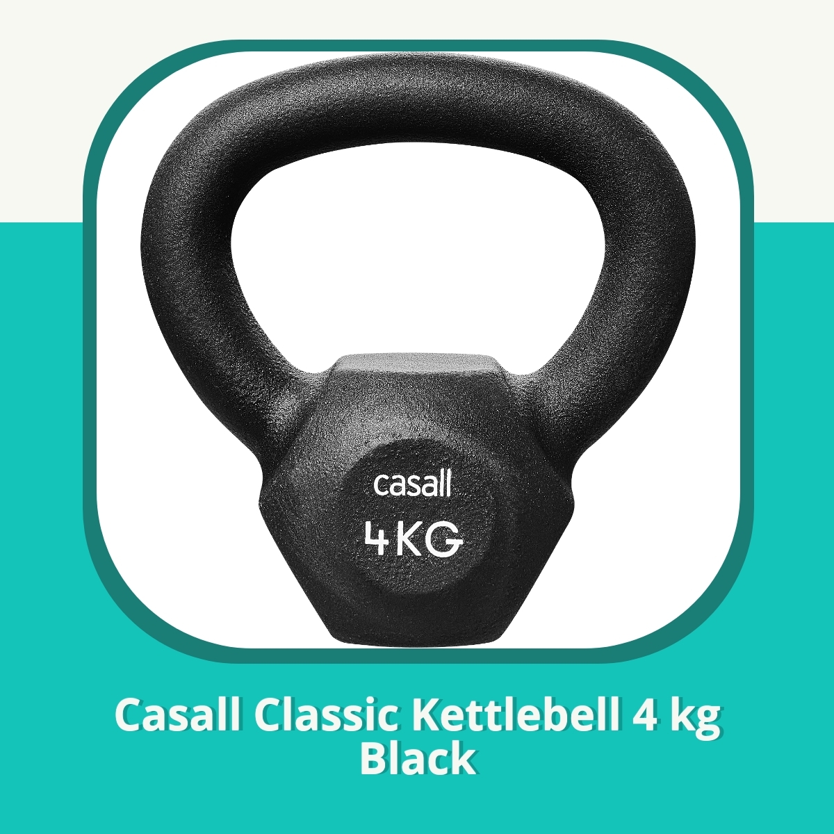 Anmeldelse Casall Classic Kettlebell 4 kg Black