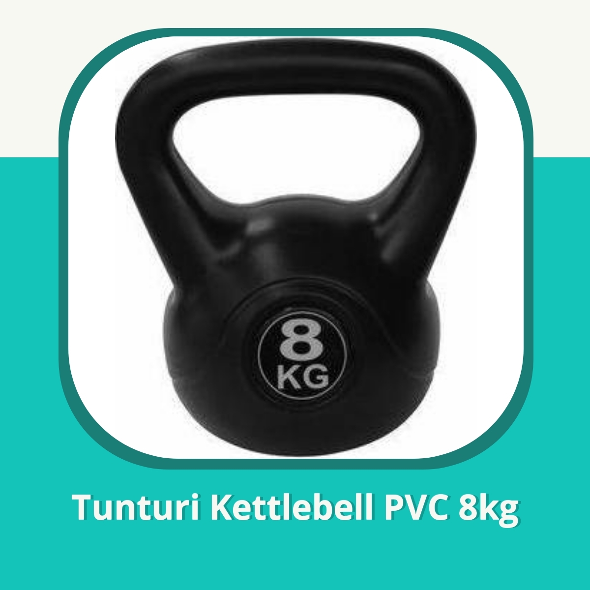 Anmeldelse af Tunturi Kettlebell PVC 8kg