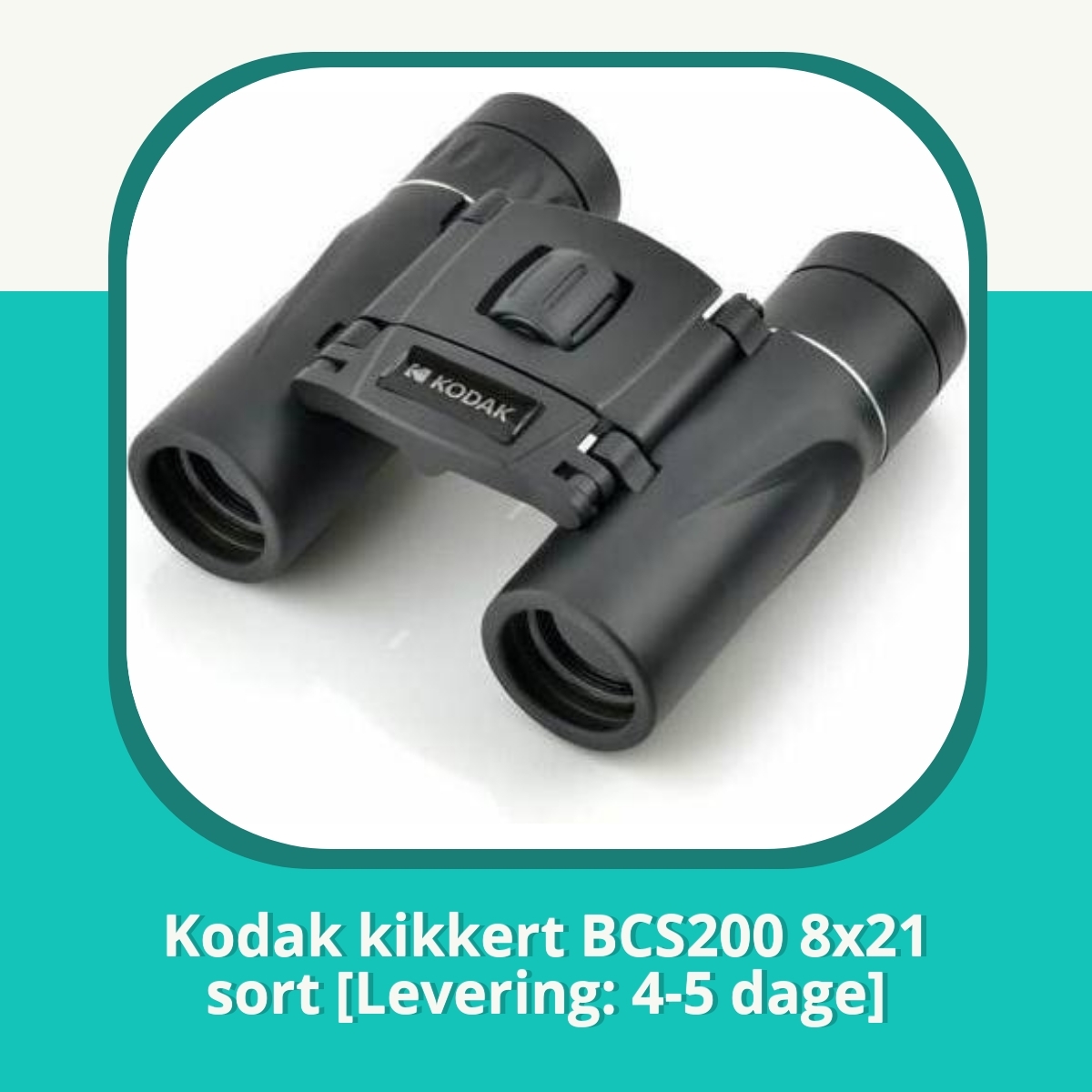 Anmeldelse af Kodak kikkert BCS200 8x21 sort [Levering: 4-5 dage]