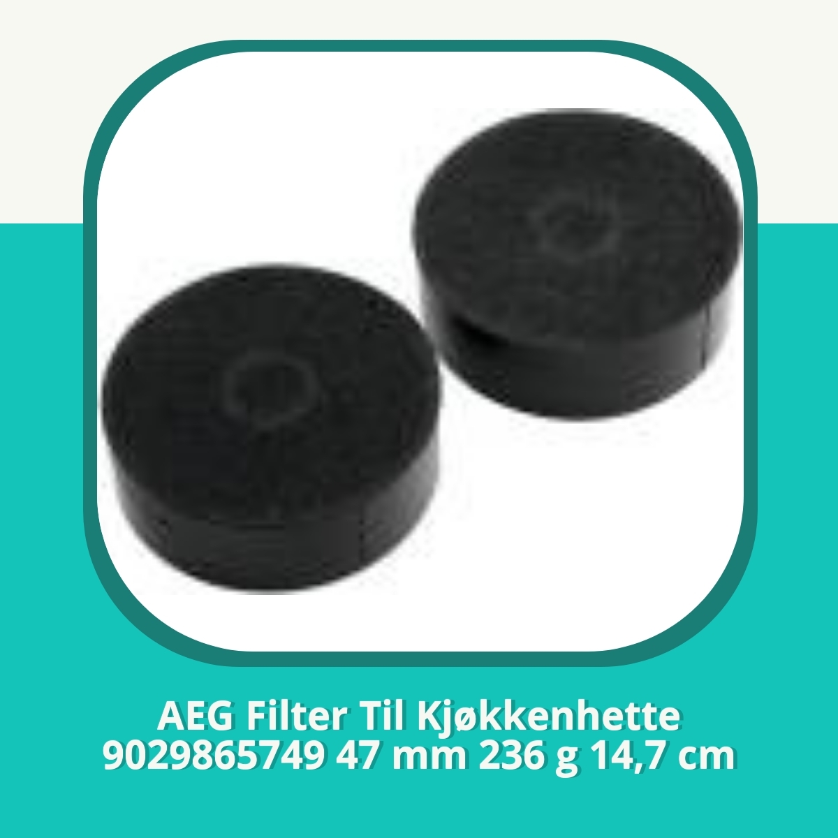 Anmeldelse AEG Filter Til Kjøkkenhette 9029865749 47 mm 236 g 14,7 cm