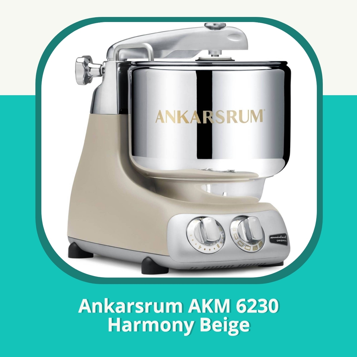 Anmeldelse af Ankarsrum AKM 6230 Harmony Beige