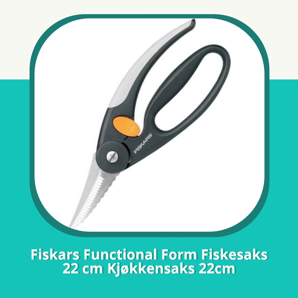 Anmeldelse af Fiskars Functional Form Fiskesaks 22 cm Kjøkkensaks 22cm