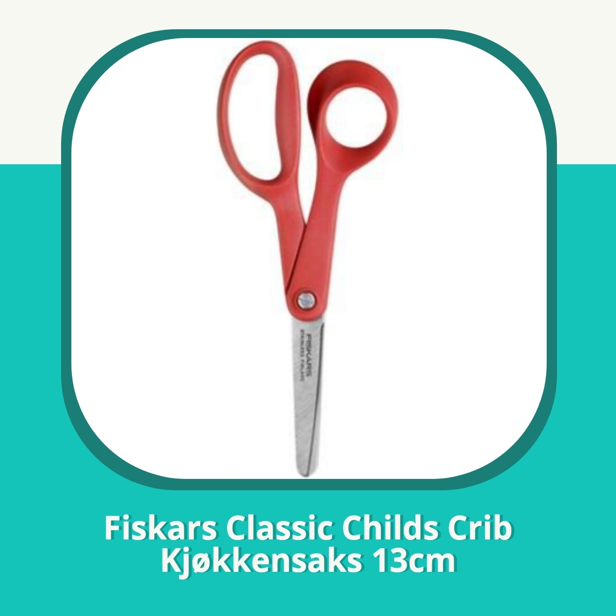 Anmeldelse af Fiskars Classic Childs Crib Kjøkkensaks 13cm