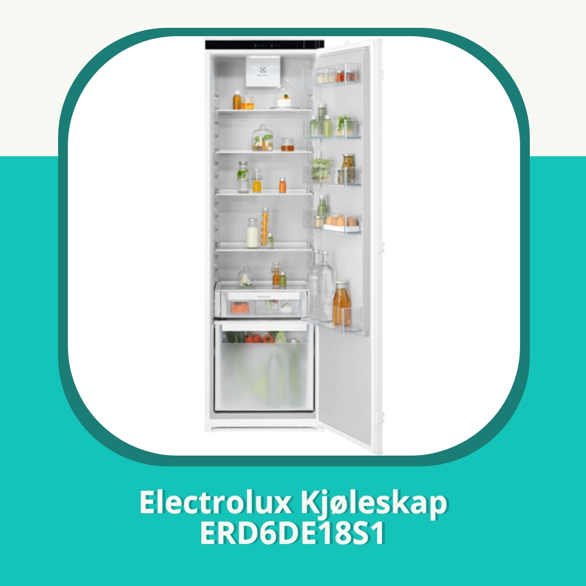 Anmeldelse af Electrolux Kjøleskap ERD6DE18S1
