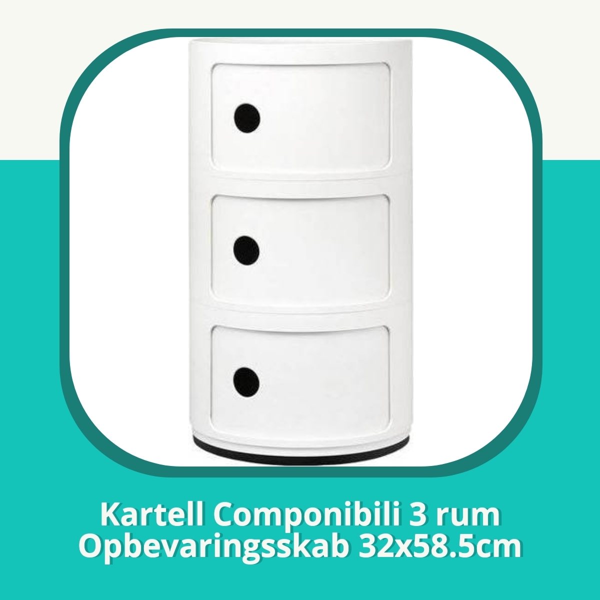 Anmeldelse af Kartell Componibili 3 rum Opbevaringsskab 32x58.5cm
