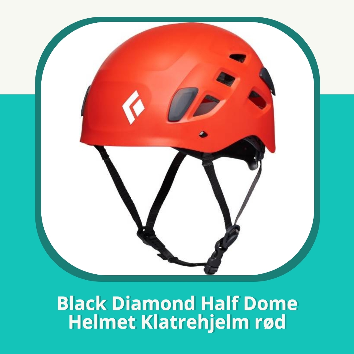 Anmeldelse af Black Diamond Half Dome Helmet Klatrehjelm rød
