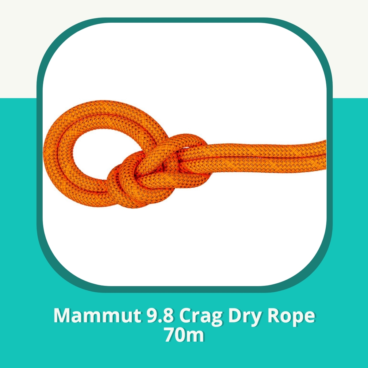 Anmeldelse af Mammut 9.8 Crag Dry Rope 70m