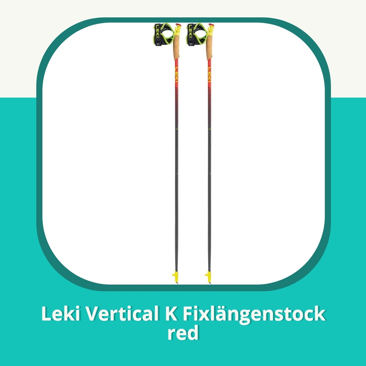 Recension af Leki Vertical K Fixlängenstock red