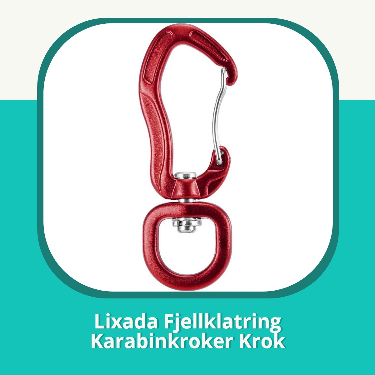 Anmeldelse Lixada Fjellklatring Karabinkroker Krok