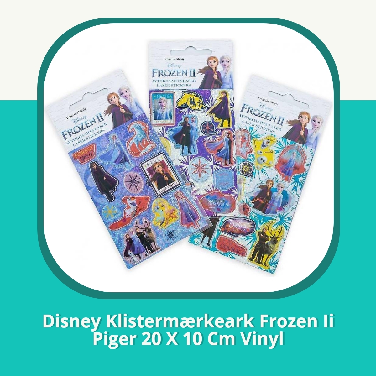 Anmeldelse af Disney Klistermærkeark Frozen Ii Piger 20 X 10 Cm Vinyl