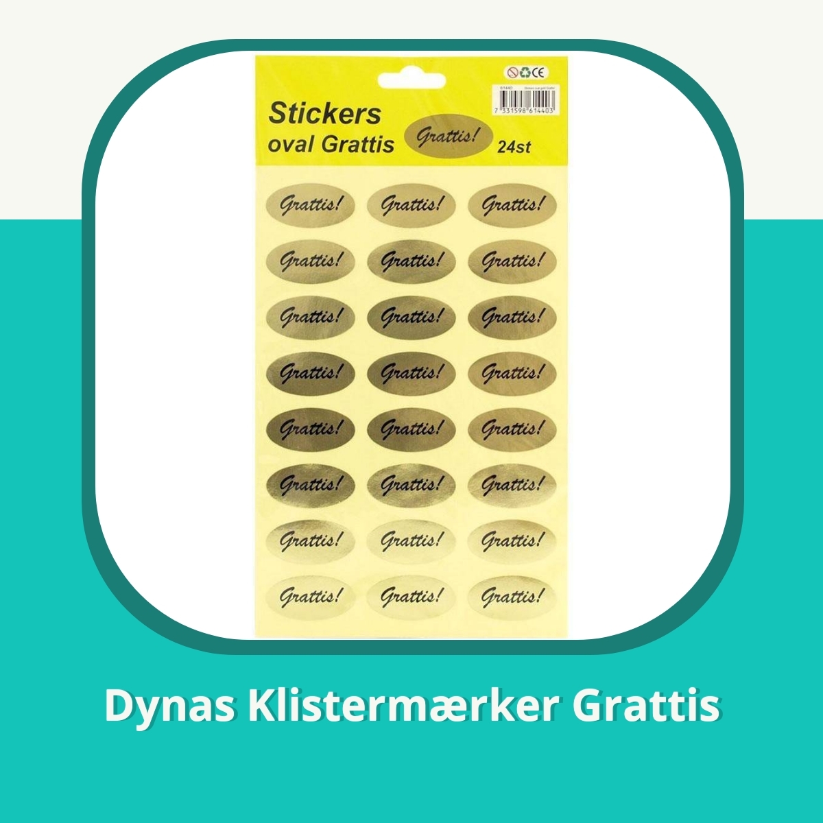 Anmeldelse af Dynas Klistermærker Grattis