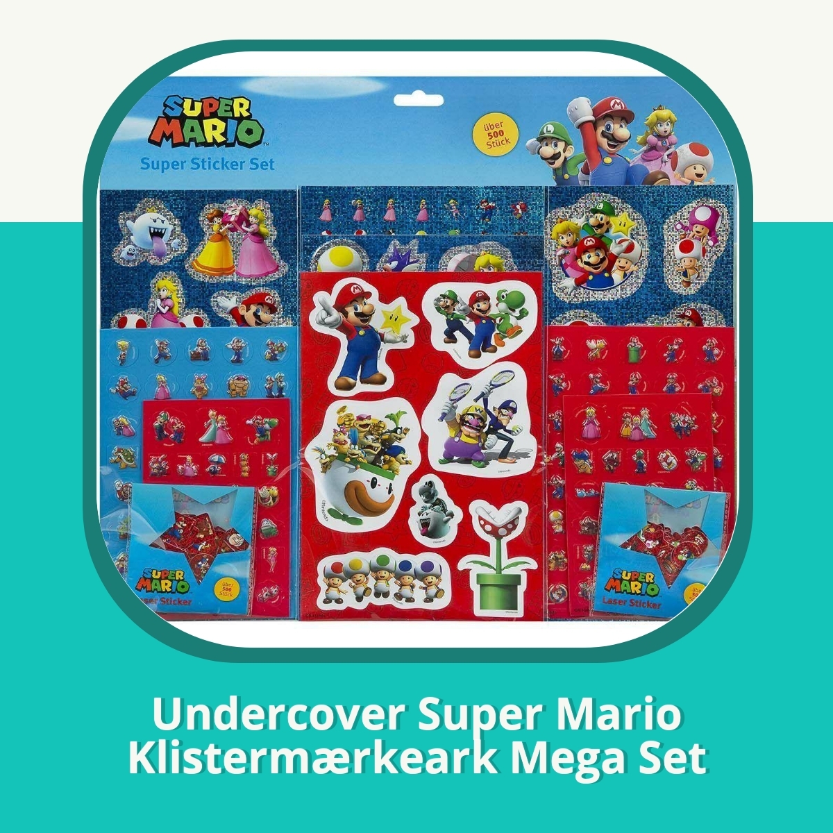 Anmeldelse af Undercover Super Mario Klistermærkeark Mega Set