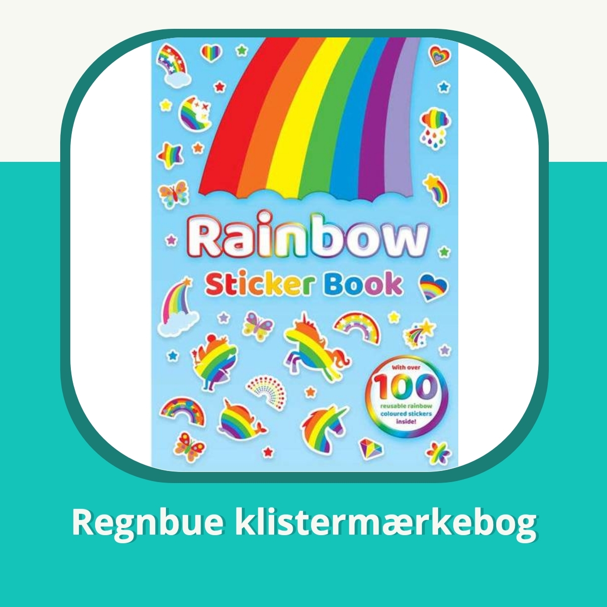 Anmeldelse af Regnbue klistermærkebog